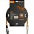 Cabo Para Microfone Hayonik Player XLR Fêmea x P10 1m Preto - Imagem 2