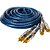 Cabo Blindado 2RCA X 2RCA 3m Azul Storm - Imagem 1