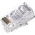 Conector Macho CAT5E RJ45 201 Fortrek FK 120E 100 Unidades - Imagem 6