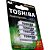 Pilha Recarregável AAA 1,2V 950mAh TNH03GAE (C/4 Pilhas) Toshiba - Imagem 2