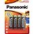 Pilha Alcalina 1,5V AA LR6 (C/4 Pilhas) Panasonic - CAR / 4 - Imagem 1