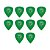 Palheta D Addario Duralin Média Verde (C/10) - PCT / 10 - Imagem 1