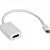 Adaptador Display Mini Portátil Para HDMI 15cm ADAP0041 Branco Storm - Imagem 1