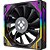 Cooler Fan Fortrek Frosty Rainbow Preto - Imagem 2