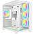 Gabinete Gamer Fortrek Clarity Full Glass Aquário Branco - Imagem 1