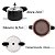 Panela de Pressão Indução Brinox Pressure Antiaderente Ceramic Life 5,4 L Preto com Conjunto de Potes Inox - Imagem 7