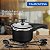 Panela de Pressão 4,5L Tramontina Vancouver Alumínio Antiaderente Preto com Jogo de Utensílios Preto - Imagem 7