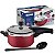 Panela de Pressão 3L Tramontina Vancouver Revestimento Antiaderente Vermelho com Concha - Imagem 9