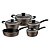 Jogo De Panelas Tramontina Sicília 5 Peças Avelã E Jogo de Potes Inox - Imagem 2