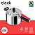 Panela de Pressão 4,5L Clock Eco Polida em Alumínio Polido com Utensílios em Aço Inox 3 peças - Imagem 3