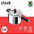 Kit 2 Panelas De Pressão Clock 3L e 4,5L Polidas Originais Eco Fechamento Interno - Imagem 3