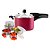 Panela Pressão 4,5L Magnific Cereja Panelux com Jogo de Potes de Inox - Imagem 1