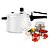 Panela de Pressão Polido Fechamento Interno Classic 4,5L com Jogo de Potes de Inox 5 Peças - Imagem 1