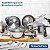 Jogo de Panelas Indução Tramontina Solar em Aço Inox com Utensílios em Inox 3 Peças - Imagem 8