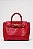 Bolsa Couro Croco - Vermelha - Imagem 3