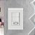 Tramontina Liz Conjunto 4x2 2 Interruptores Simples 10A 250V 1 Tomada 2P+T 10A 250V Branco - Imagem 3