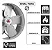 Exaustor Axial Comercial Industrial 30cm Cinza Venti-Delta - Imagem 4