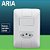 Tramontina Aria Conjunto 4x2 1 Interruptor Simples 6A 250V 1 Tomada 2P+T 10A 250V  Branco - Imagem 4