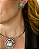 Conjunto Choker e Brinco Folheado a Prata Sol - Imagem 1