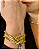 Pulseira Folheada a Ouro Malha Correntaria - Imagem 1