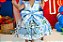 Vestido Festa Foral Azul Rosa Bebe - VESTIDO MARIA FLOR - Imagem 4