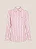 CAMISA DUDALINA MANGA LONGA SLIM FIT LISTRADA ROSA CLARO - Imagem 5
