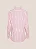 CAMISA DUDALINA MANGA LONGA SLIM FIT LISTRADA ROSA CLARO - Imagem 6