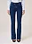 CALÇA JEANS BOOTCUT DUDALINA BOTTONS LONGOS AZUL ESCURO - Imagem 3
