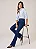 CALÇA JEANS BOOTCUT DUDALINA BOTTONS LONGOS AZUL ESCURO - Imagem 1