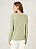 CARDIGAN TRICOT FRISOS MARA DUDALINA FEMININO VERDE CLARO - Imagem 3