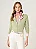 CARDIGAN TRICOT FRISOS MARA DUDALINA FEMININO VERDE CLARO - Imagem 2