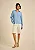 CAMISA LISA MOB MANGA LONGA PUNHO LARGO FEMININO AZUL CLARO - Imagem 2