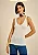 REGATA MOB MALHA DEBRUM EM TULE FEMININO OFF WHITE - Imagem 1