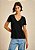 TSHIRT BÁSICA MOB MANGA CURTA E DECOTE EM V FEMININA - Imagem 1