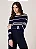BLUSA EM TRICOT LINA DUDALINA FEMININA AZUL MARINHO - Imagem 1
