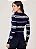 BLUSA EM TRICOT LINA DUDALINA FEMININA AZUL MARINHO - Imagem 3