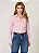 CAMISA DUDALINA MANGA LONGA SLIM FIT LISTRADA ROSA CLARO - Imagem 1