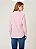 CAMISA DUDALINA MANGA LONGA SLIM FIT LISTRADA ROSA CLARO - Imagem 3