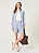 CAMISA MANGA LONGA SPECIAL FIT FEMININA LISTRADA AZUL MÉDIO - Imagem 3
