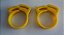 10 Pcs  Abracadeira Plastica 24,0 X 27,30 Rapida Mangueira  Amarelo - Imagem 2