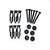 Kit Capa Parafuso Bucha Churrasqueira Escort Verona 93 - 96 - Imagem 1
