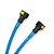 Mangueira Tecalon Azul 75cm C/ Engate 8mm Reto Pontas 2pcs - Imagem 1