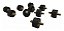 Kit 10 Coxim Radiador Gol Quadrado Passat Parati Grande - Imagem 1