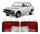 Jogo Lente Lanterna Traseira Fiat 147 Ate 1982 Vermelha C/p - Imagem 1