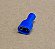 Terminal Fio Isolado 6,3mm Azul P/ Fio 1,5 A 2,5 - 20pcs Azul - Imagem 4