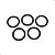 5 Unidades Anel Oring Borracha Nitrilica 19x3 - Imagem 1