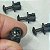 Kit Buchas Fixação Lanterna De Placa Chevrolet S10 95 Até 04 Preto - Imagem 4