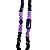 GUIA DE CRISTAL 8MM PRETO/ROXO LEITOSO COM FIRMA - Imagem 2