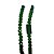GUIA DE CRISTAL 8MM VERDE TRANSPARENTE COM FIRMA - Imagem 2