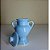 QUARTINHA DE LOUÇA 12CM AZUL CLARO COM ASAS - Imagem 2